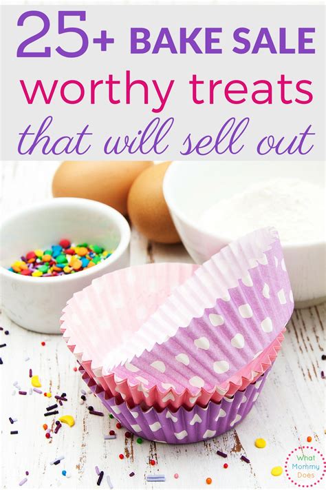 25 Bake Sale Treats that will Sell Out | What Mommy Does