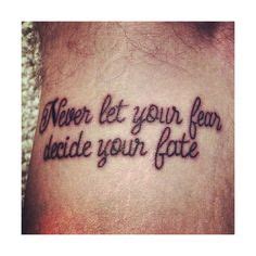 Tattoo Quotes For Men, Tattoo Quotes About Life, Quote Tattoos Girls, Word Tattoos, Picture ...