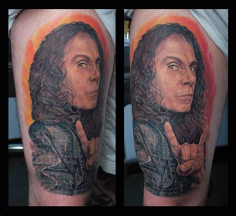 Steve Morris - Ronnie James Dio Tattoo | Metal tattoo, James dio ...