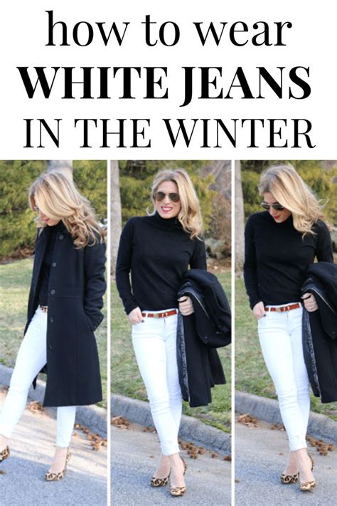 Winter White Jeans: Can You Wear White Jeans in the Winter - Stylish ...