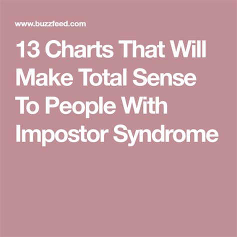 13 Charts That Will Make Total Sense To People With Impostor Syndrome ...