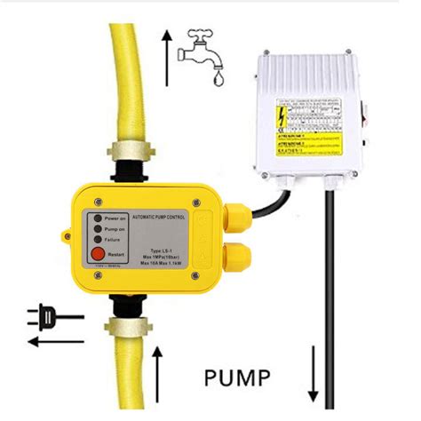 Water Pump Pressure Switch 10Bar Pump Controller 110V Dry Burning ...