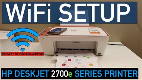 HP DeskJet 2700e WiFi Setup. - YouTube