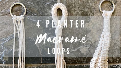 DIY Macrame Plant Hanger Tutorial Loop Knots | atelier-yuwa.ciao.jp