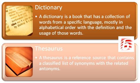 Difference Between Dictionary and Thesaurus | Compare the Difference ...