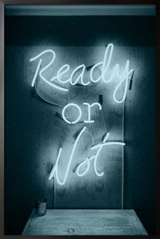 Ready or not poster - Artdesign