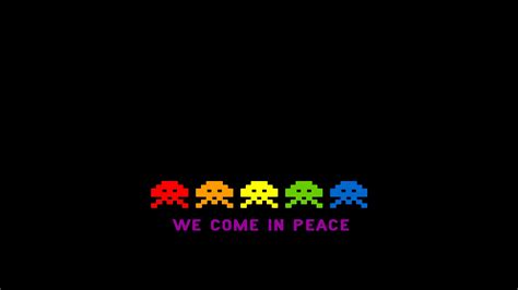 Space Invaders Retro Minimalism 4k Wallpaper,HD Games Wallpapers,4k Wallpapers,Images ...