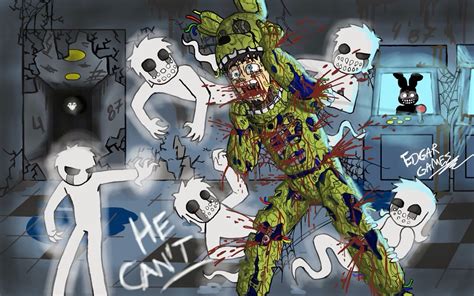 Fnaf Springtrap TRAP by josemanny16 on DeviantArt