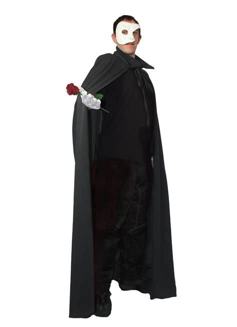 Adults Deluxe Phantom Of The Opera Costume & Accessories Halloween Fancy Dress | eBay