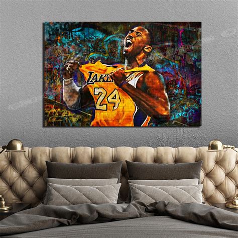 Kobe Bryant Graffiti Wall legend 24 Forever Huge - Etsy