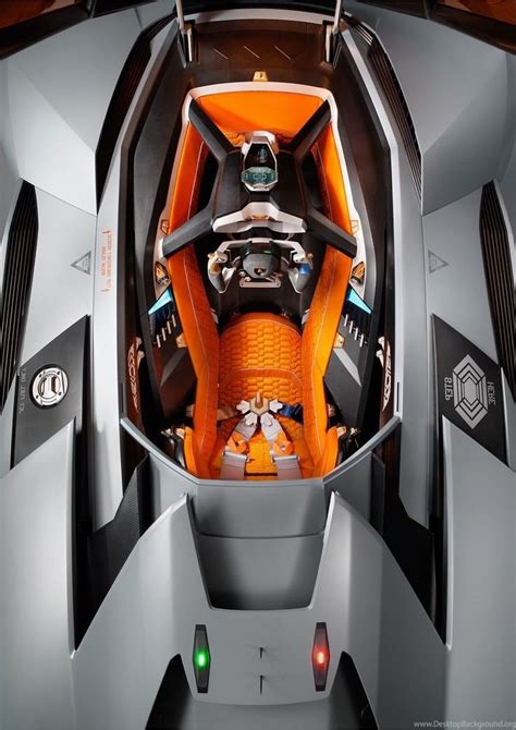 Lamborghini Egoista Interior Desktop Background