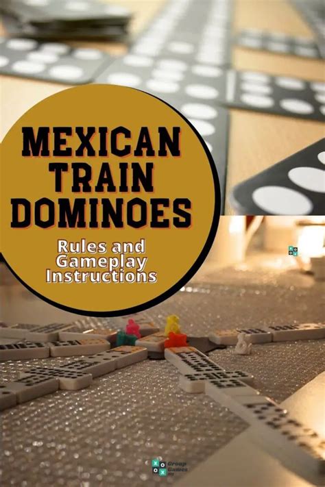 Mexican Train Dominoes Rules: Learn How to Play - Group Games 101