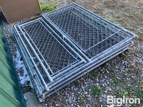 Galvanized Chain Link Kennel Panels BigIron Auctions