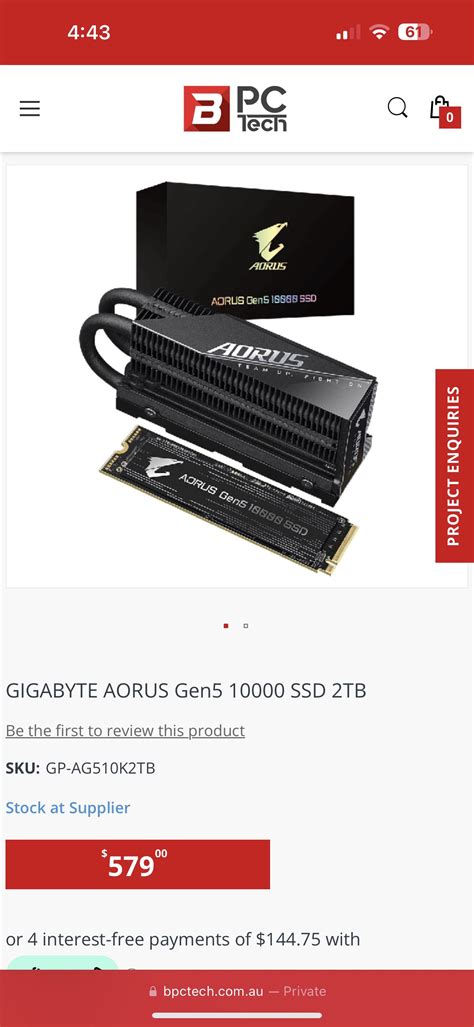 Gen.5 M.2 nvme SSD are out! Be warned, very expensive. : r/pcmasterrace