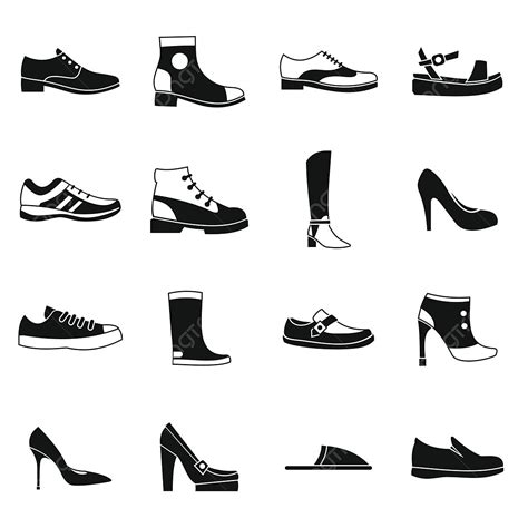 Trainers Clipart Black And White