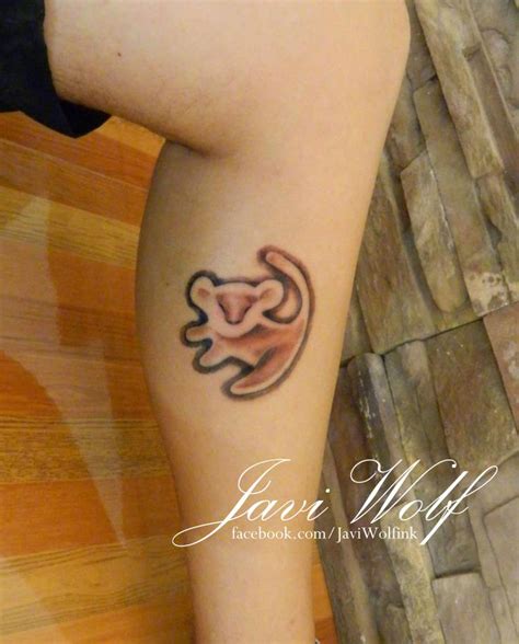 Simba Tattoo (Lion king) Tattoo by Javi Wolf | Lion king tattoo ...