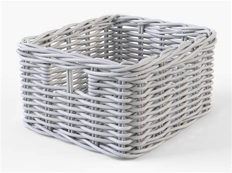 Wicker Basket Ikea Byholma 1 White by Arifin on Dribbble