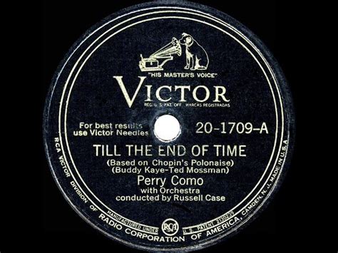 1945 HITS ARCHIVE: Till The End Of Time - Perry Como (a #1 record ...