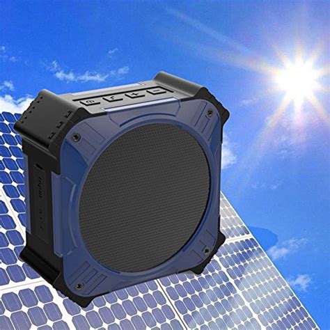 Solar Powered Bluetooth Speaker - Waterproof - Solar Boltz