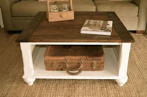 Ideas for farmhouse: White Farmhouse Coffee Table Set