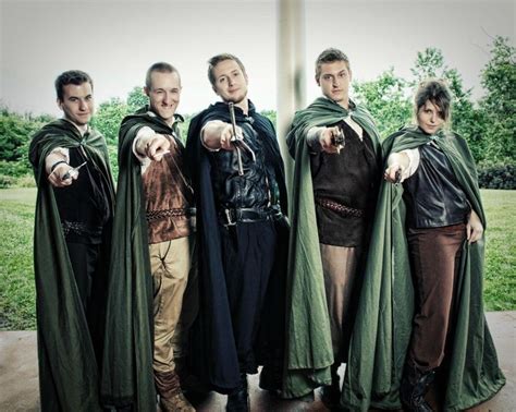 Groomsmen at Lord of the rings wedding | Hobbit wedding, Renaissance ...