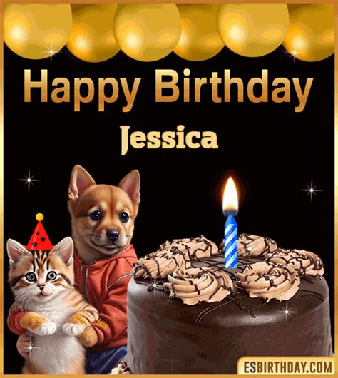 Happy Birthday Jessica GIF 🎂 Images Animated Wishes【28 GiFs】