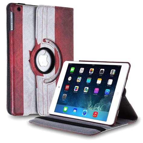 Apple iPad Air Case(iPad 5th Gen, 2013 Model)Tablet - 360 Degree Rotating Stand Folio PU Leather ...