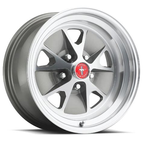 Legendary 15 x 7 Styled Alloy Wheel, 5 on 4.5 BP, 4.25 BS, Charcoal / Machined - Opentracker ...