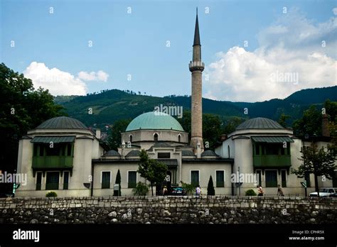 The Emperor's Mosque or Careva Dzamija Mosque. Sarajevo. Bosnia- Herzegovina. Balkans .Europe ...