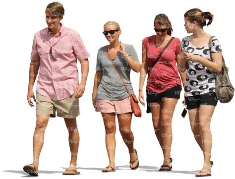 group of smiling people walking together - VIShopper