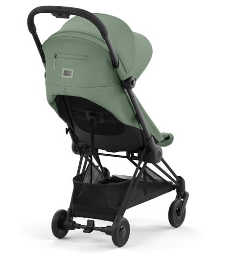 Cybex COYA Compact Stroller - Matte Black / Leaf Green