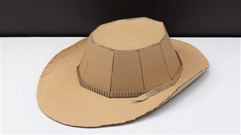 Diy how to make cowboy hat from cardboard at home – Artofit