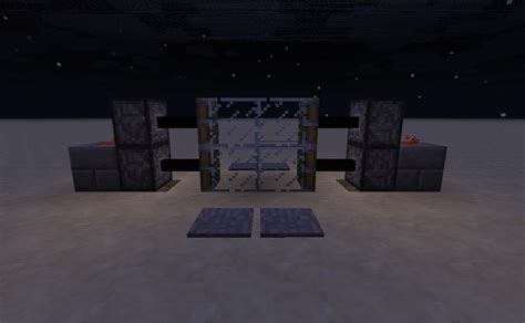 Minecraft Piston Door 2x2 Compact Beginners Minecraft Project