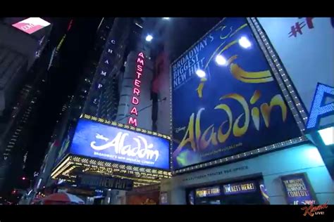 New Amsterdam Theatre- Aladdin on Broadway | Aladdin broadway, Aladdin musical, Disney animated ...