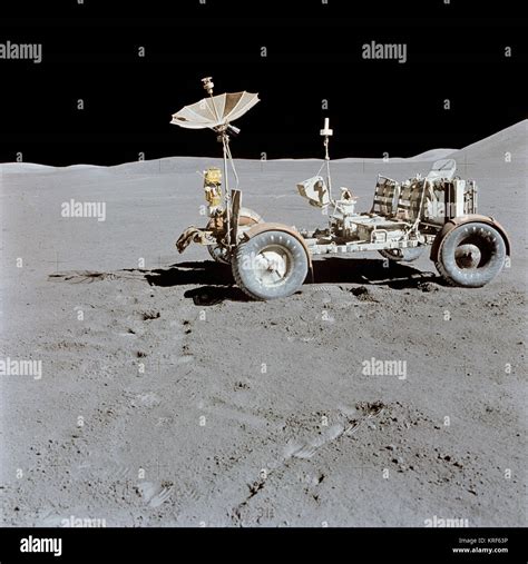 Apollo 15 Lunar Rover final resting place Stock Photo - Alamy