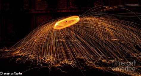 Fire Spinning Photograph by Judy Gallagher - Pixels