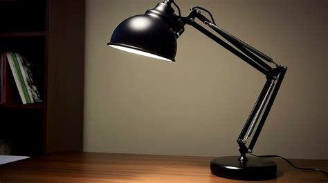 Premium AI Image | A Photo of a Minimalist Desk Lamp with Adjustable ...