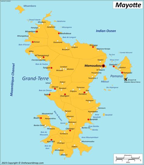 Mayotte Map | France | Detailed Maps of Mayotte (Department of Mayotte)