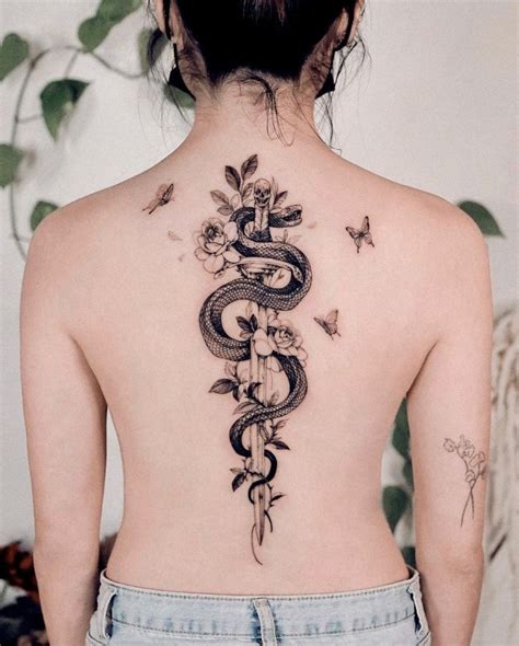 snake spine tattoos @goyotattooart 2 - KickAss Things