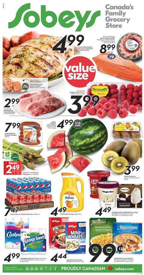 Sobeys (ON) Flyer May 28 to June 3 | Sobeys Flyers & Coupons