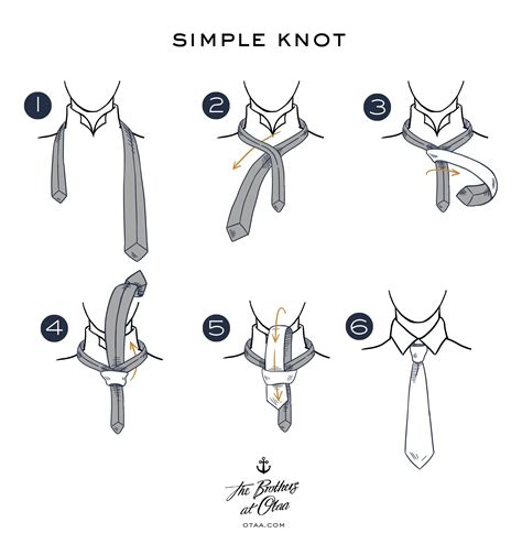 How To Tie a Simple Knot | Tie Knot Tutorial | Learn How to Tie a Tie | OTAA