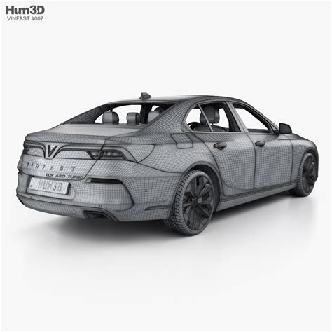 VinFast LUX A2-0 Turbo with HQ interior 2022 3D model - Vehicles on Hum3D