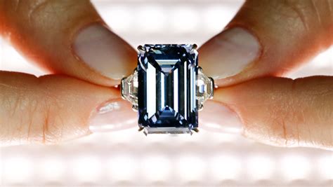 "Oppenheimer Blue" diamond sells for new per-carat record at auction in ...