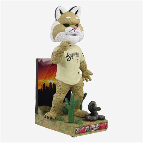 D Baxter The Bobcat Arizona Diamondbacks City Connect Mascot Bobblehead in 2022 | Bobble head ...