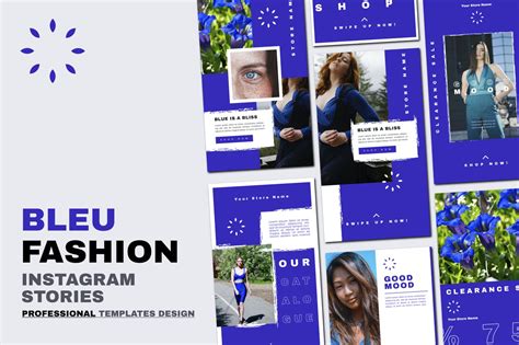 Fashion Bleu Instagram Stories - Premium creative assets