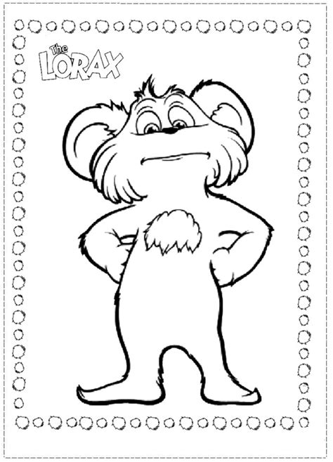 Free Printable Lorax Coloring Pages For Kids