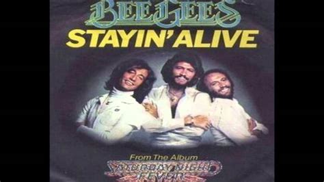 Bee Gees Stayin Alive Album Cover