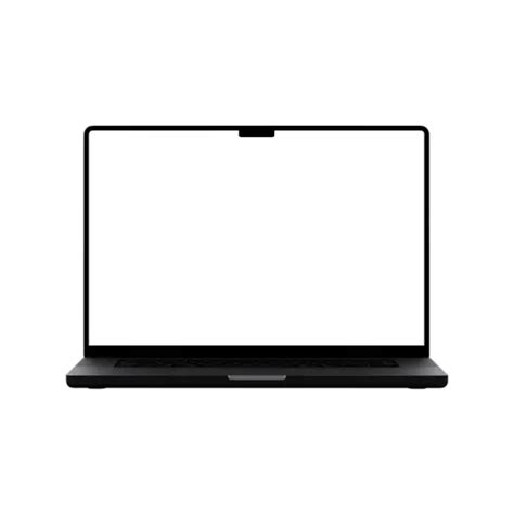 MacBook Pro 16 inch Front View Mockup