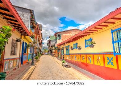 Guatape Colombia April 2019 Colorful Houses Stock Photo 1398473822 ...