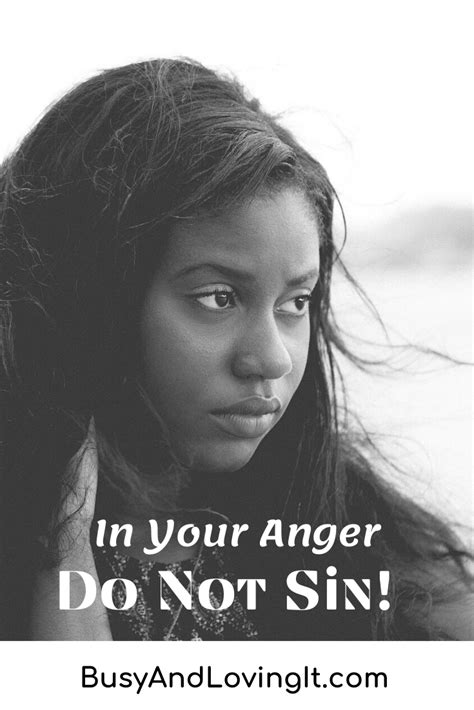 In Your Anger, Do Not Sin - Busy and Loving It!